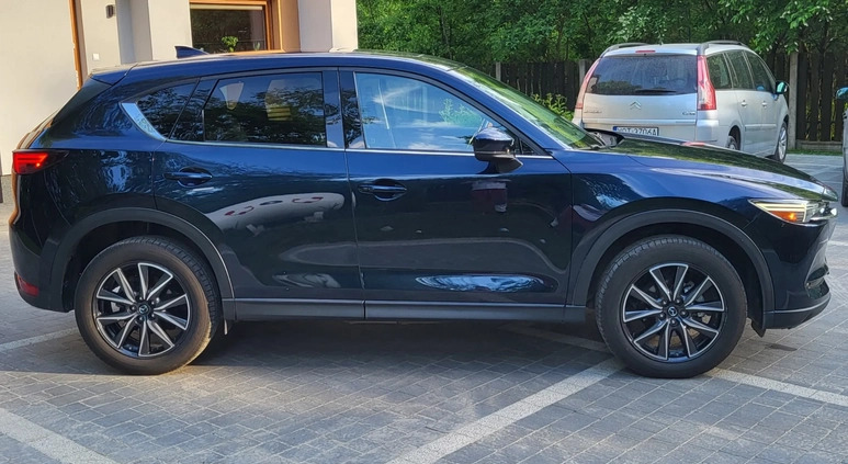 Mazda CX-5 cena 99500 przebieg: 74100, rok produkcji 2018 z Karczew małe 781